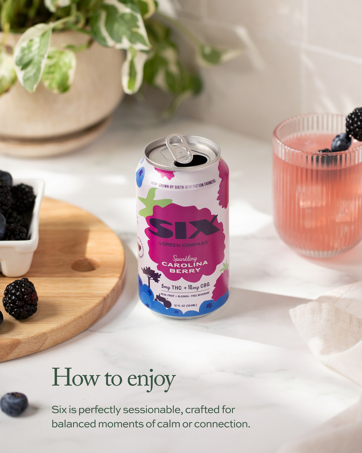 SIX Sparkling Carolina Berry